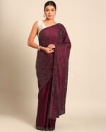 Women Embroidery & Embellished Saree with Blouse Piece