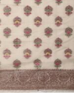 Handwoven Munga Silk Banarasi Saree - Image 4