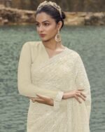 Women Premium Fashion Ethnic Traditional Saree - Image 2