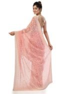 Women Embroidered Saree with Blouse Piece - Image 2